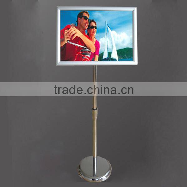 Aluminium alloy free-standing poster frame