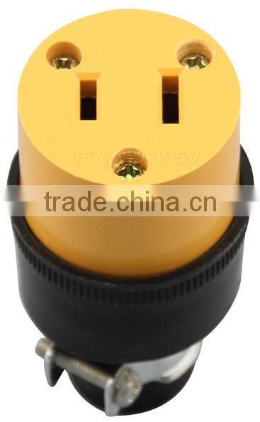 Professional Practical UL Listed US industrial plug & socket/2 pin american plug/US 2 pin ac power socket