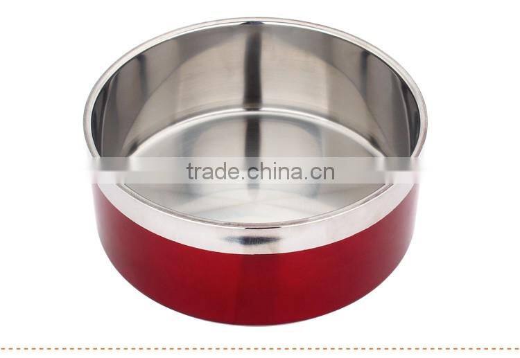 metal stainless steel 4 layers compartment lunch box/ hand pot with foldable handle/ food carrier