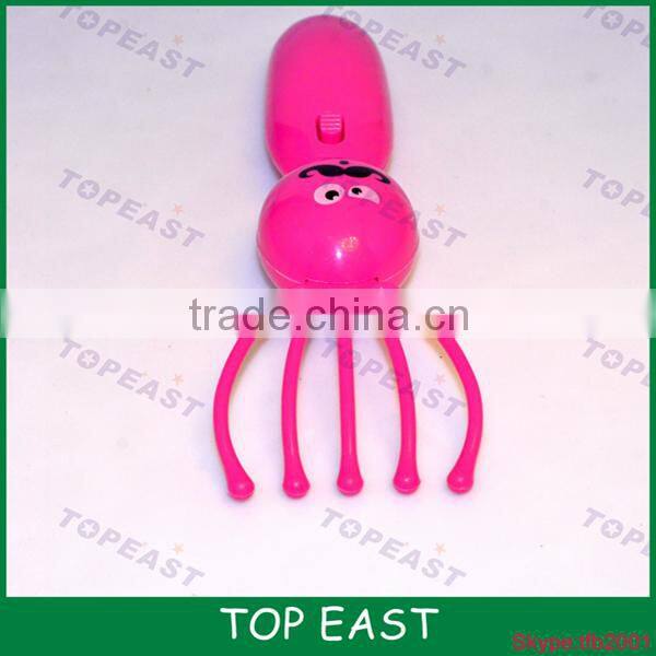 New Electronic vibrating head plastic octopus massager