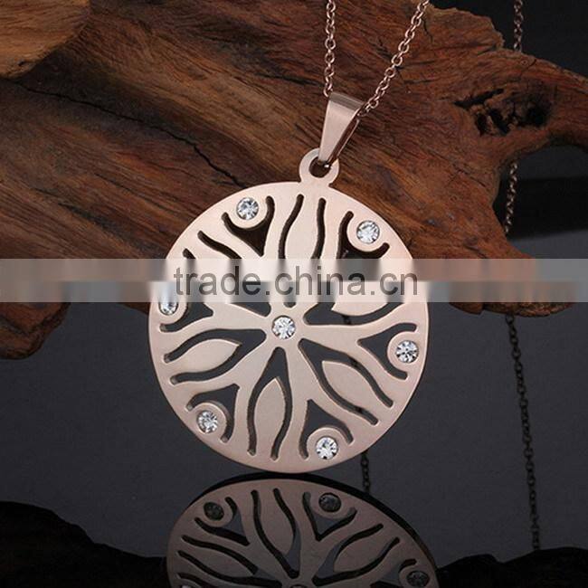 Stainless steel lady jewelry set