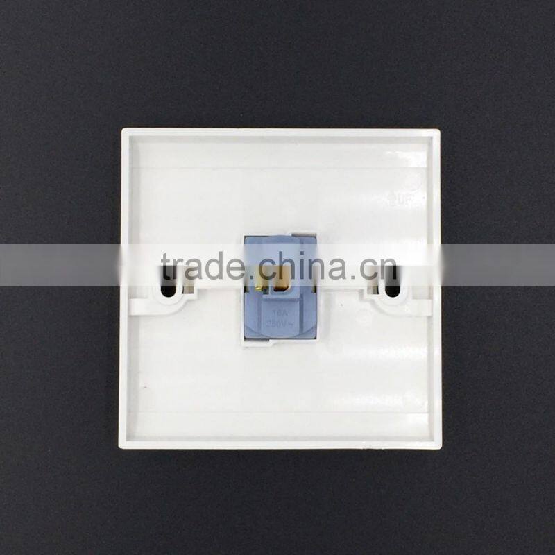 U series fluorescent series push button one gang wall switch