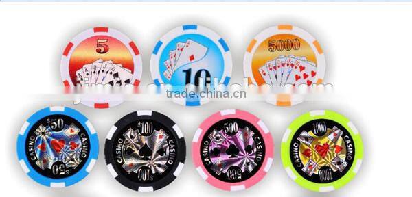 11.5g different colors wholesale stickers poker chips for sale
