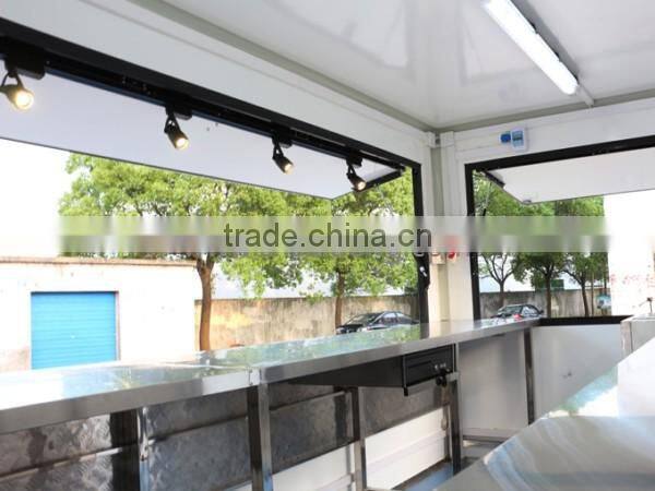 Eco-friendly fast food mobile kitchen trailer/customized mobile food trailer /catering trailer design