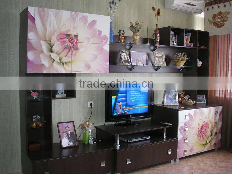 Latest Roll to Roll UV Printer with UV LED Lamp 3.2m , wall paper printing machine