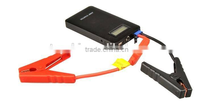 Ultra-Portable Compact Power Bank 6000mAh and Jump Starter with 400A Peak Emergency Kit for Motorcycle and Car