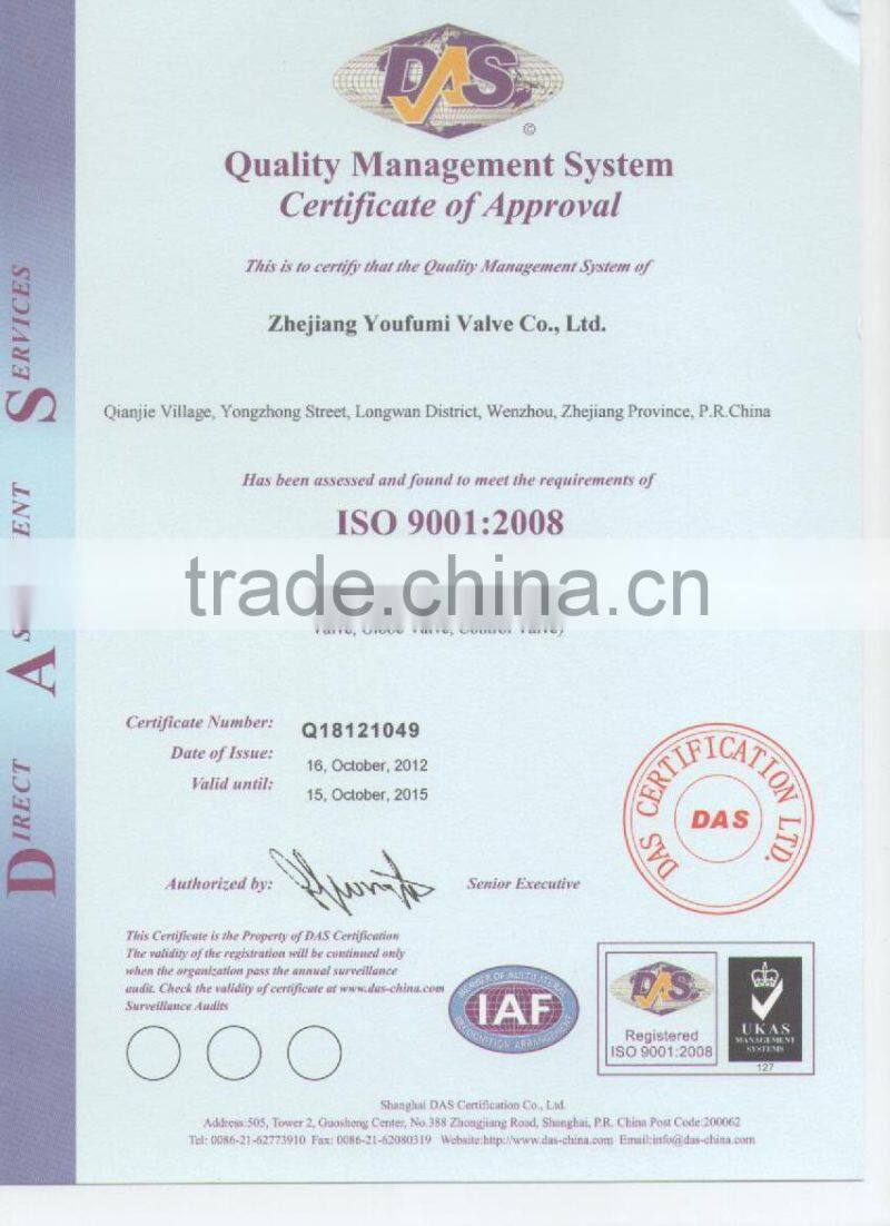 PFA Lined Gate Valves For Chemical Industry