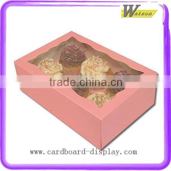 Colorful packaging boxes with pvc window