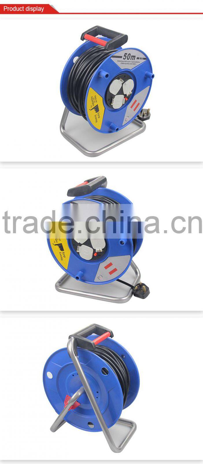 Multi electric cable reel,mini/small cable reel british 13A/15A socket