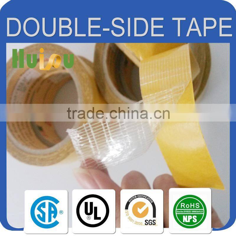 beige self adhesion for foam sealing strip Double Side Fiberglass Tape