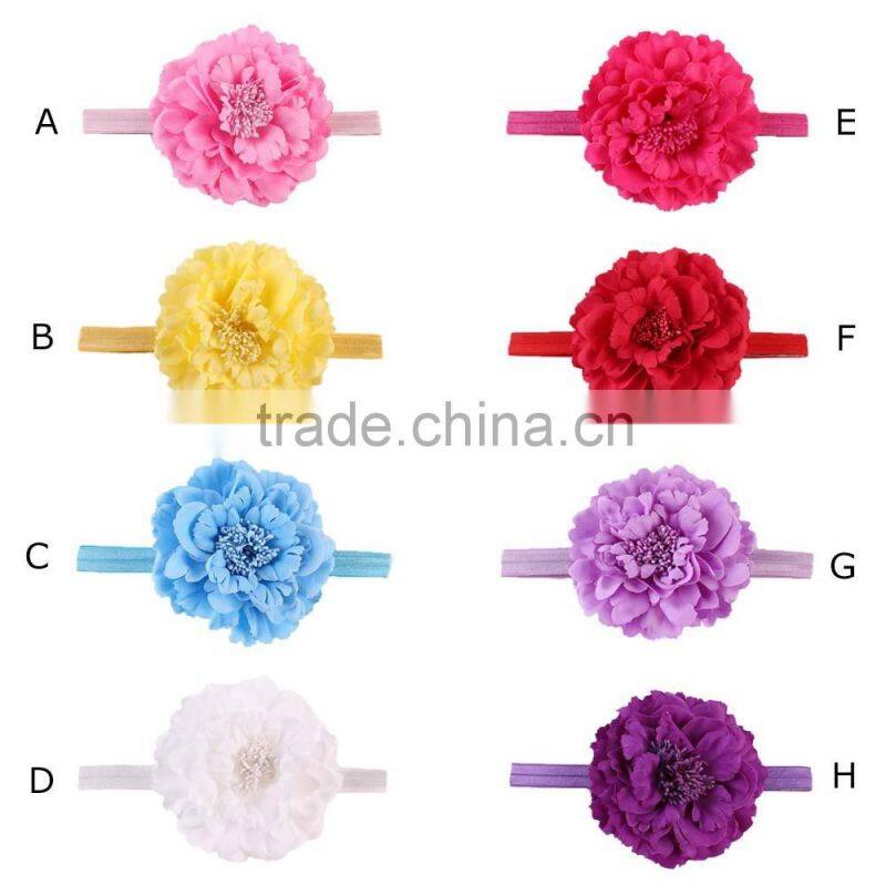 Hot-sales kids large flower Headband girl Headband Toddler mom Headband wh-1776