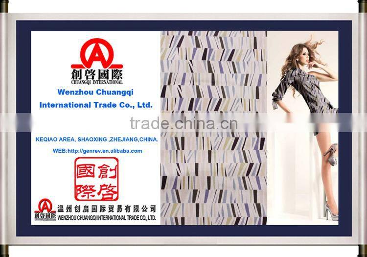 beautiful pattern printed on 100% cotton canvas woven fabric for lady shirt