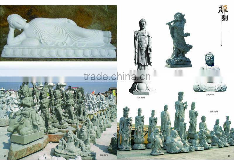 grey stone statues