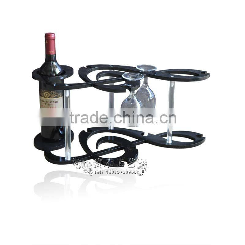 Plexiglass Wine Display Stand / Acrylic Wine Shelf