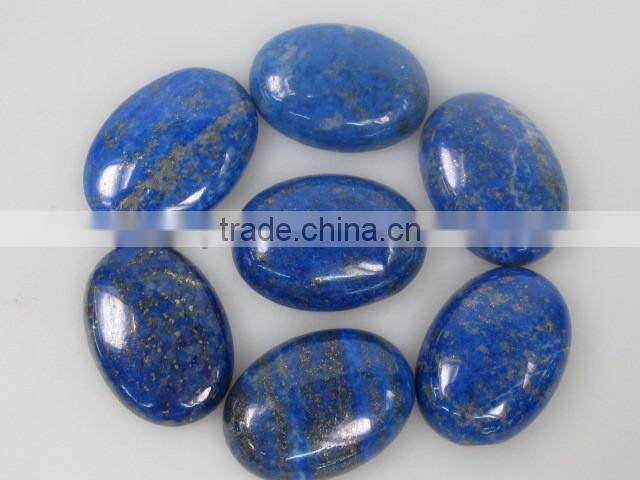 Natural Lapis Carved Plumkin Beads Precious Natural Gemstone Lapis Round Beads