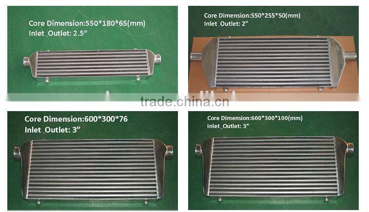 high performace 610*295*90 front mount universal Intercooler