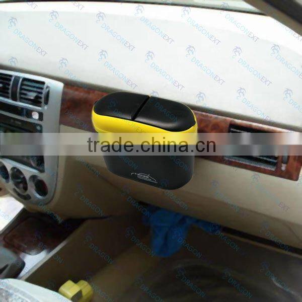 Mini Car Vehicle Trash Garbage Rubbish Bin Can Dust Box With Holder Hook