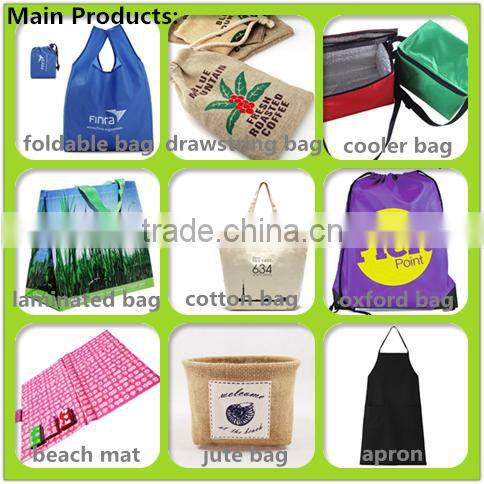 factory wholesale cotton denim shopping bag with customized logo