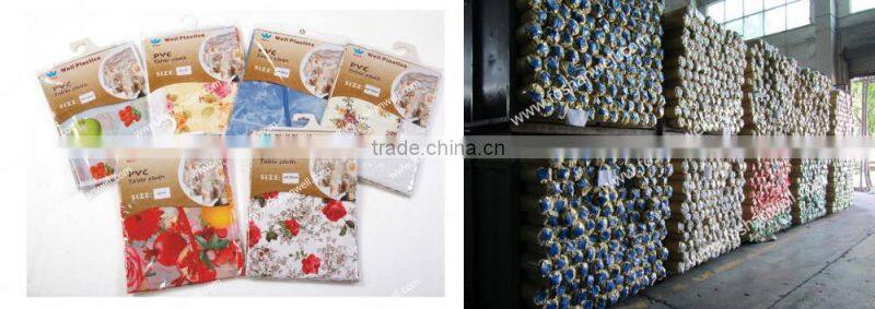 Waterproof pvc plastic tablecloth