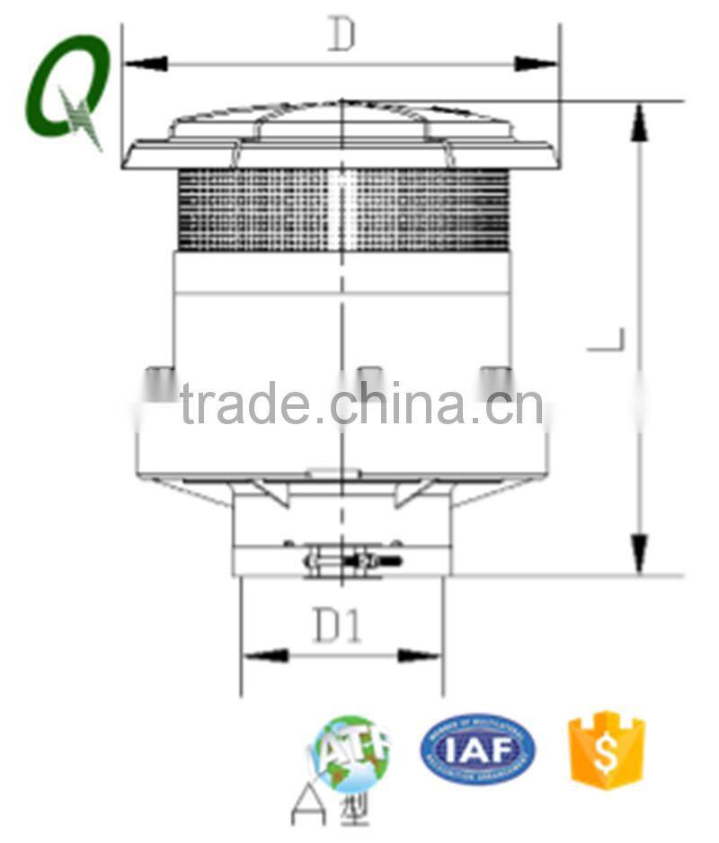 Genuine air prefilter for agriculture machine tractors