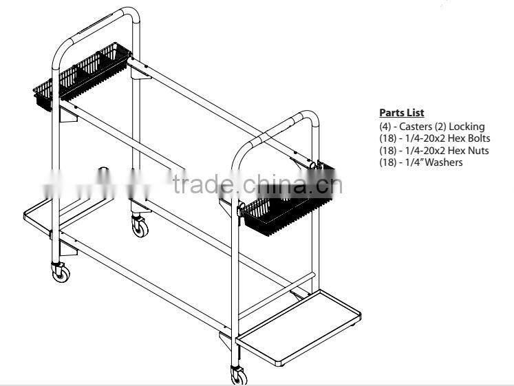 Kinlife Rolling Commercial Tire Storage Rack