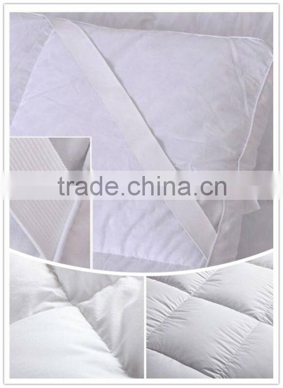 white hotel microfiber Mattress Pad