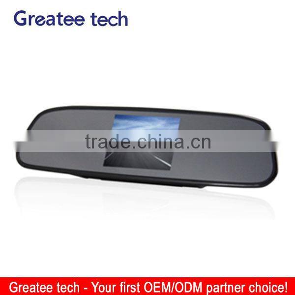 3.5 inch car rear view mirror monitor for reverse camera system