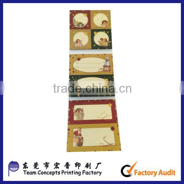 Lovely custom design giant sticker pad for child