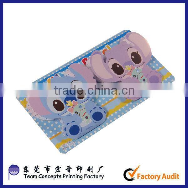 heart shaped memo pad for promotion