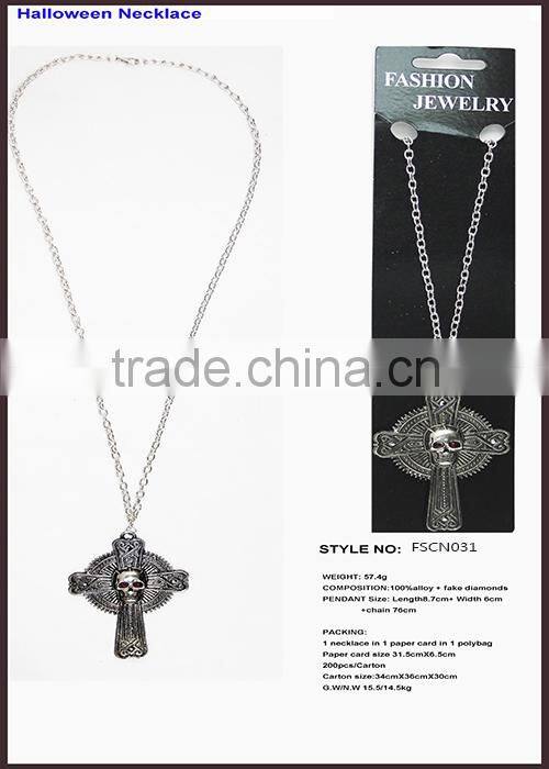 76's Chain Pendant Cross Necklace With Retail Packing