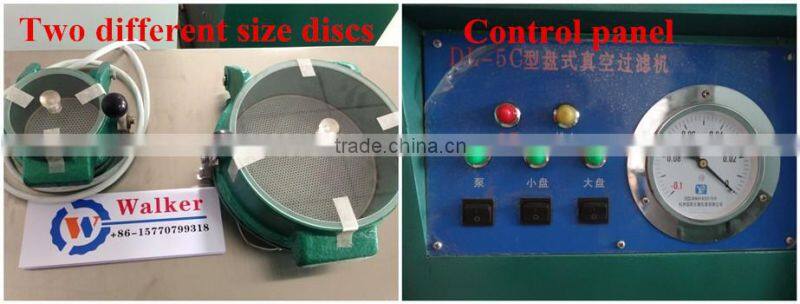 laboratory vacuum filter dewatering, laboratory mineral processing equipment