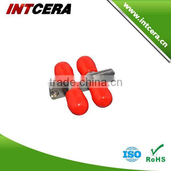 single mode/ multimode ST fiber optic adapter with flange/flange less