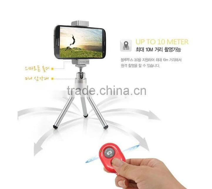 Factory Cheap wireless bluetooth remote control self-timer For Iphone and Andriod