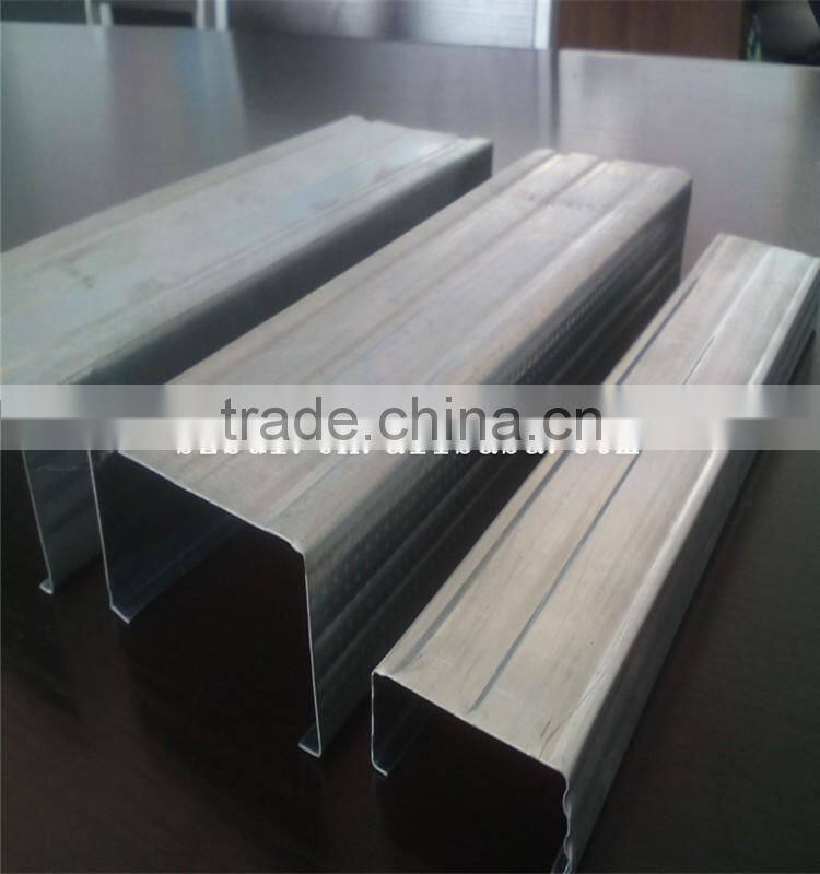 High quality galvanized drywall light steel frame/ Metal Stud and Track