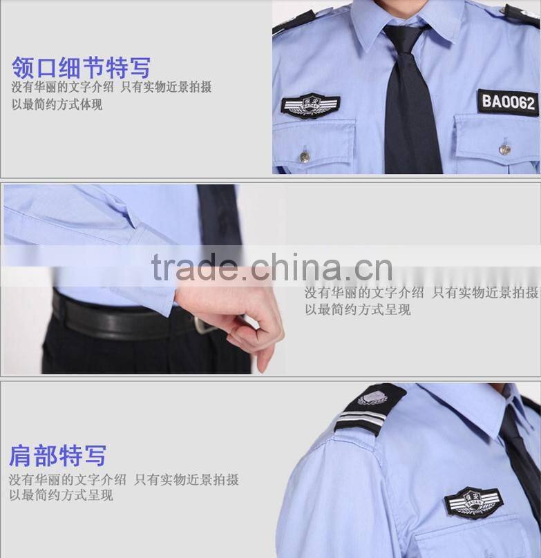 Security Guard Uniforms suit short-sleeved summer shirt dress shirt long sleeve onsite security security security guard uniforms