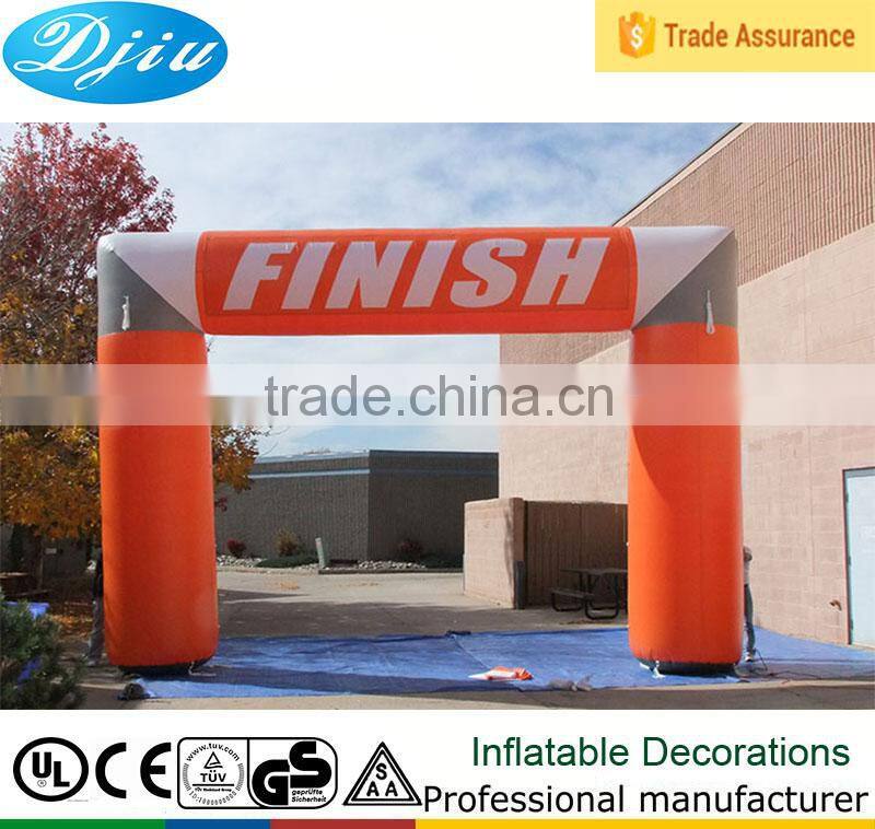 DJ-GM-46 wholesale china supply orange inflatable door arch racing supply