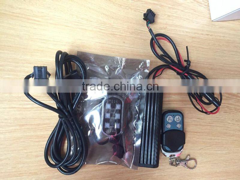 6pcs LED Rock Light with Remote control with flashing