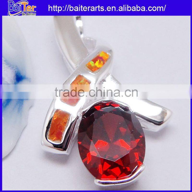 Many Designs !!! Created Opal And Square Light Blue Topaz And Pave Diamond Necklace Pendant