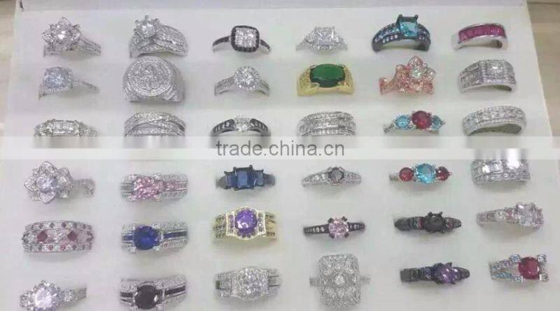 Fashion Women's Elegant Opal Cross Ring/AAA Ziron 925 Sterling Silver CZ Sideways Cross Rings