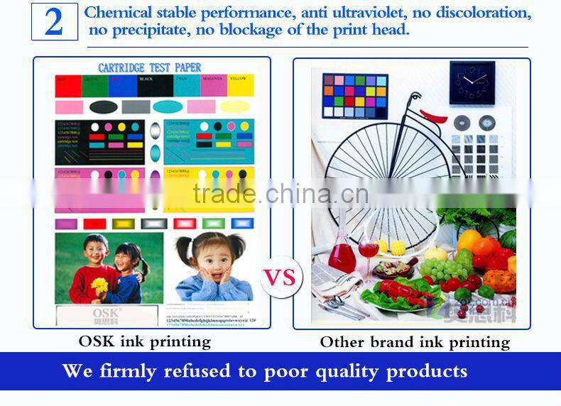 Refill edible ink for Hp18 edible ink for HP Officejet Pro k5300/5400dn edible ink Reset chip