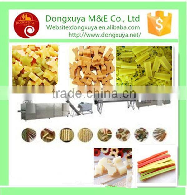 Dog chewing/jam center extruder machine/processing line