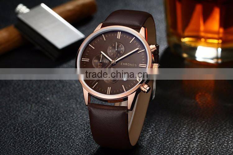 fashion Curren Man women Watches Nubuck leather wrist watch