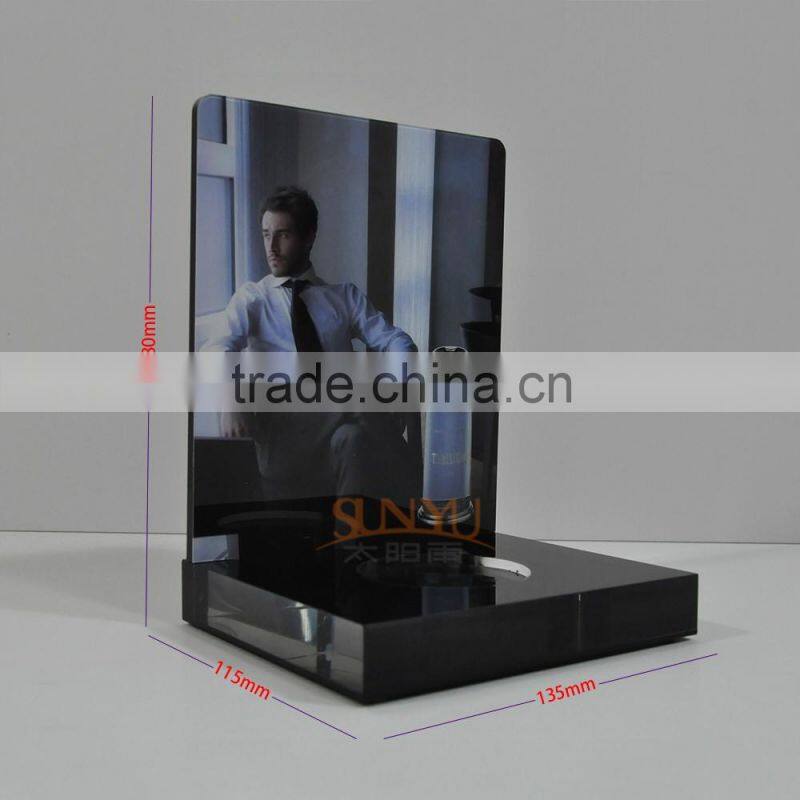 Custom Man Sticker Background Assemble Thick Perfume Stand