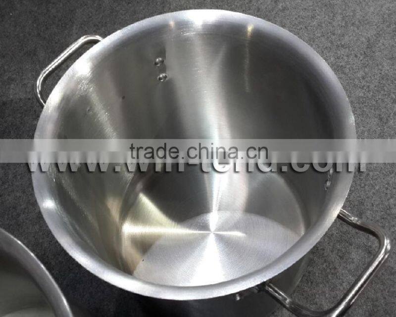 Good quality Induction Ready 12L-225L Stainless Steel Stock Pot Cookware