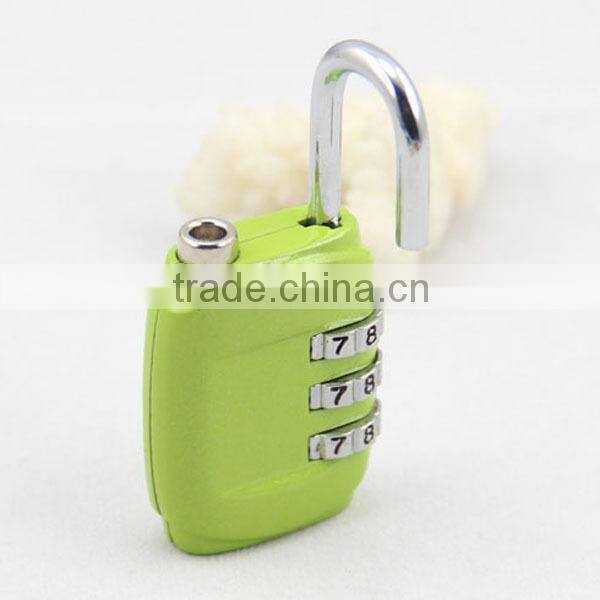 2015 wholesale price factory direct zinc alloy combination locks travel suitcase padlocks