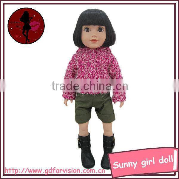 2014 HOT OEM vinyl dolls, SUPPORT 18 inch OEM vinyl dolls