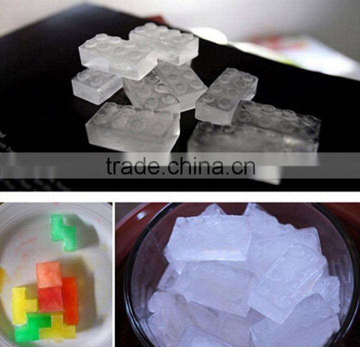 Creative Ice Tray Fruit juice Drink Ice Mold Moudle Block Brick Multicolor Rectangle Shape Cake Chocolate DIY