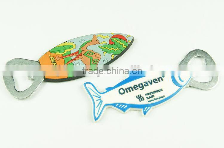 High Quality Promotion Custom Soft PVC Wine Bottle Opener