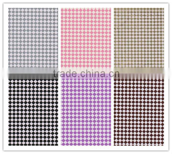 Grid image PET film for synthetic leather