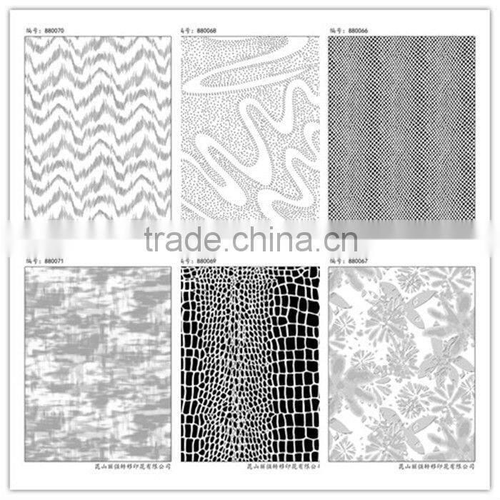 Crystal film for leather